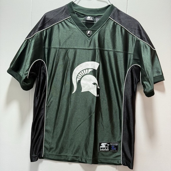 STARTER Other - Vintage Starter Michigan State Spartans Football‎ Jersey Youth Size Large 14/16